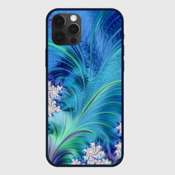 Чехол для iPhone 12 Pro Max Авангардная фрактальная композиция, цвет: 3D-черный