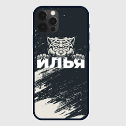 Чехол для iPhone 12 Pro Max Илья зубастый волк, цвет: 3D-черный