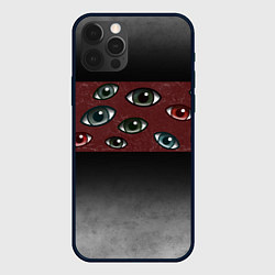 Чехол для iPhone 12 Pro Max Всевидящие глаза, цвет: 3D-черный
