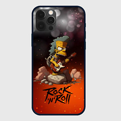 Чехол для iPhone 12 Pro Max Simpsons rock n roll, цвет: 3D-черный