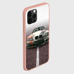 Чехол для iPhone 12 Pro Max Родстер BMW Z4, цвет: 3D-светло-розовый — фото 2