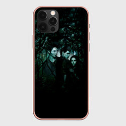 Чехол для iPhone 12 Pro Max Сумерки Белла Эдвард Джейкоб арт, цвет: 3D-светло-розовый