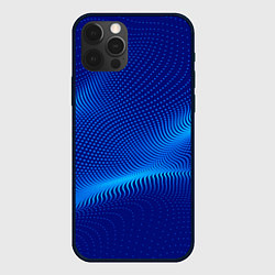 Чехол для iPhone 12 Pro Max Blue dots, цвет: 3D-черный
