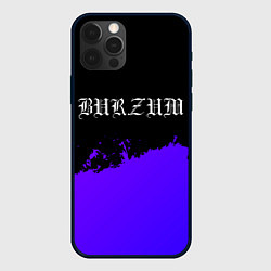 Чехол iPhone 12 Pro Max Burzum purple grunge