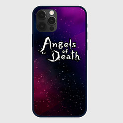 Чехол для iPhone 12 Pro Max Angels of Death gradient space, цвет: 3D-черный