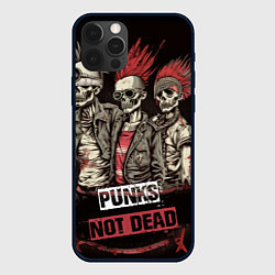 Чехол для iPhone 12 Pro Max Punks not dead, цвет: 3D-черный