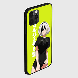 Чехол для iPhone 12 Pro Max YoRHa 2-gou B-gata, цвет: 3D-черный — фото 2