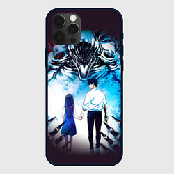 Чехол для iPhone 12 Pro Max Магическая битва проклятие, цвет: 3D-черный