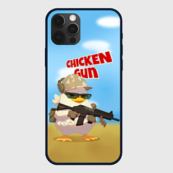 Чехол для iPhone 12 Pro Max Цыпленок - Чикен Ган, цвет: 3D-черный