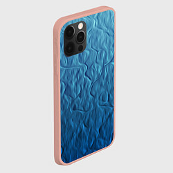 Чехол для iPhone 12 Pro Max Волнистый узор, цвет: 3D-светло-розовый — фото 2