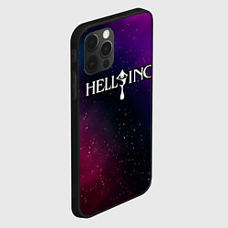 Чехол для iPhone 12 Pro Max Hellsing gradient space, цвет: 3D-черный — фото 2