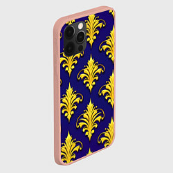 Чехол для iPhone 12 Pro Max Геральдические лилии, цвет: 3D-светло-розовый — фото 2