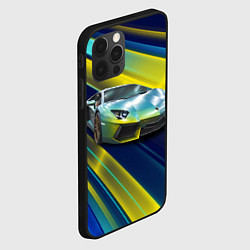 Чехол для iPhone 12 Pro Max Суперкар Lamborghini Reventon, цвет: 3D-черный — фото 2