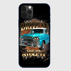 Чехол для iPhone 12 Pro Max Пикап Chevrolet Apache 3100 1959 года, цвет: 3D-черный