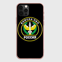 Чехол для iPhone 12 Pro Max ПВО России, цвет: 3D-светло-розовый