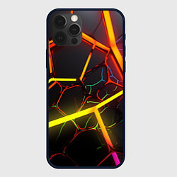 Чехол для iPhone 12 Pro Max Неоновые трубки, цвет: 3D-черный