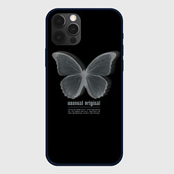 Чехол для iPhone 12 Pro Max Butterfly unusualy original, цвет: 3D-черный