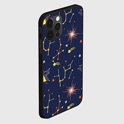 Чехол для iPhone 12 Pro Max Созвездия, цвет: 3D-черный — фото 2