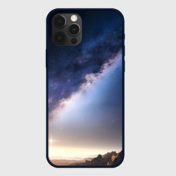 Чехол iPhone 12 Pro Max Звёздное небо и горы