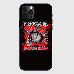 Чехол для iPhone 12 Pro Max Hazard, цвет: 3D-черный