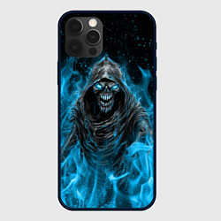 Чехол для iPhone 12 Pro Max Жнец, цвет: 3D-черный