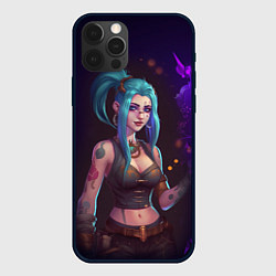 Чехол для iPhone 12 Pro Max Jinx arcane League of Legends, цвет: 3D-черный