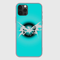 Чехол для iPhone 12 Pro Max Сияние бабочки - черный - коллекция Хуф и Ся, цвет: 3D-серый