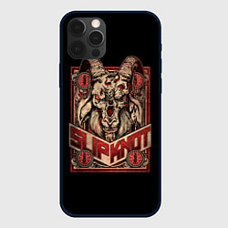 Чехол для iPhone 12 Pro Max Slipknot - Бафомет, цвет: 3D-черный