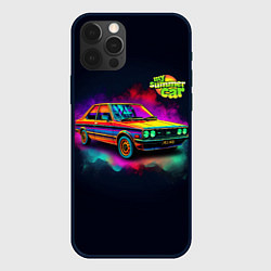 Чехол для iPhone 12 Pro Max My summer car Toyota Corolla E80 Bright, цвет: 3D-черный