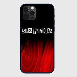 Чехол iPhone 12 Pro Max Sex Pistols red plasma