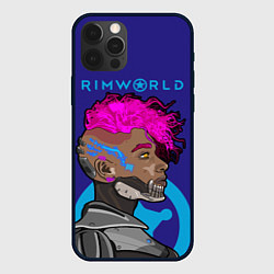 Чехол для iPhone 12 Pro Max RimWorld персонаж, цвет: 3D-черный