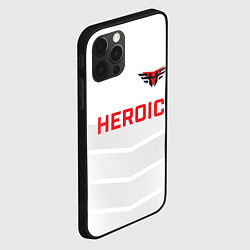 Чехол для iPhone 12 Pro Max Heroic white, цвет: 3D-черный — фото 2