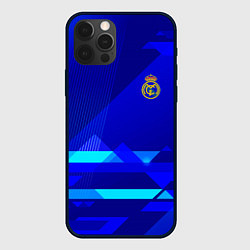 Чехол для iPhone 12 Pro Max Реал Мадрид фк эмблема, цвет: 3D-черный