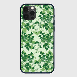 Чехол для iPhone 12 Pro Max Green nature, цвет: 3D-черный
