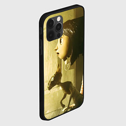 Чехол для iPhone 12 Pro Max Коралина в стране кошмаров дверца, цвет: 3D-черный — фото 2