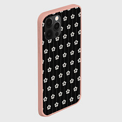 Чехол для iPhone 12 Pro Max Японский узор цветов, цвет: 3D-светло-розовый — фото 2