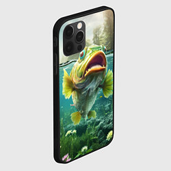 Чехол для iPhone 12 Pro Max Карп в воде, цвет: 3D-черный — фото 2