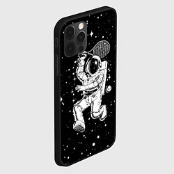 Чехол для iPhone 12 Pro Max Space tennis - astronaut, цвет: 3D-черный — фото 2