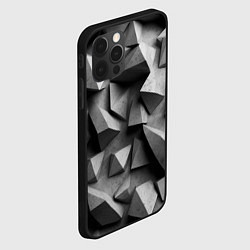 Чехол для iPhone 12 Pro Max Белокаменный паттерн, цвет: 3D-черный — фото 2