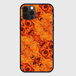 Чехол для iPhone 12 Pro Max Огненный идол, цвет: 3D-черный
