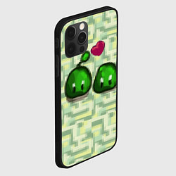 Чехол для iPhone 12 Pro Max Зеленые слаймы стардью, цвет: 3D-черный — фото 2