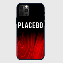 Чехол для iPhone 12 Pro Max Placebo red plasma, цвет: 3D-черный