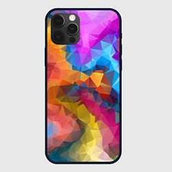 Чехол для iPhone 12 Pro Max Super colors, цвет: 3D-черный