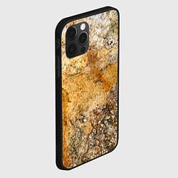 Чехол для iPhone 12 Pro Max Скалистая поверхность, цвет: 3D-черный — фото 2