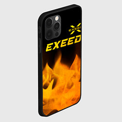 Чехол для iPhone 12 Pro Max Exeed - gold gradient: символ сверху, цвет: 3D-черный — фото 2