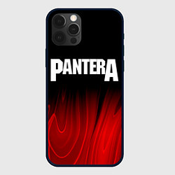 Чехол для iPhone 12 Pro Max Pantera red plasma, цвет: 3D-черный