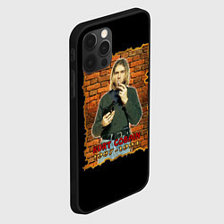 Чехол для iPhone 12 Pro Max Kurt Cobain 1967 - 1994, цвет: 3D-черный — фото 2