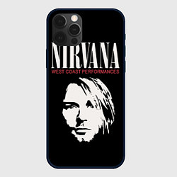 Чехол для iPhone 12 Pro Max Nirvana - Kurt Cobain, цвет: 3D-черный