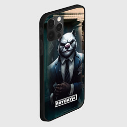 Чехол для iPhone 12 Pro Max Payday 3 white bear, цвет: 3D-черный — фото 2