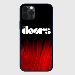 Чехол для iPhone 12 Pro Max The Doors red plasma, цвет: 3D-черный